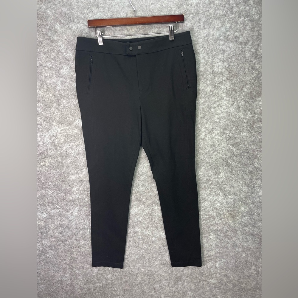Ann Taylor Loft Pants Womens 10 Black Skinny Ankle Dress Work Career Office